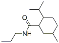 2-(isopropyl)-5-methyl-N-propylcyclohexanecarboxamide 结构式