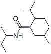 2-(isopropyl)-N-(1-methylpropyl)-5-methylcyclohexanecarboxamide 结构式