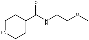 PIPERIDINE-4-CARBOXYLIC ACID (2-METHOXY-ETHYL)-AMIDE Structure