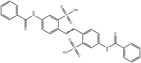 4,4'-dibenzamido-2,2'-stilbenedisulfonic acid Structure