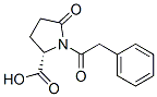 5-oxo-1-(phenylacetyl)-L-proline 结构式