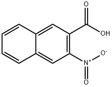 3-NITRO-2-NAPHTHOIC ACID Structure