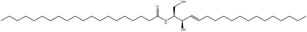 N-二十酰-D-神经鞘氨醇, 7344-02-7, 结构式