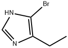 1H-Imidazole,  4-bromo-5-ethyl-  (9CI) 化学構造式