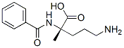 Ornithine,  N2-benzoyl-2-methyl- Structure