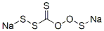 disodium tetrathioperoxycarbonate 结构式