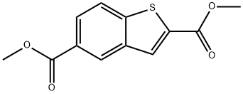 DIMETHYL 1-BENZOTHIOPHENE-2,5-DICARBOXYLATE,7345-76-8,结构式