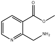 2-Aminomethyl-nicotinic acid methyl ester 化学構造式