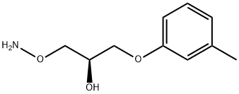 2-Propanol,1-(aminooxy)-3-(3-methylphenoxy)-,(2R)-(9CI) 化学構造式