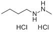 1-Butyl-2-methyl-hydrazine dihydrochloride 化学構造式