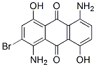 1,5-diamino-2-bromo-4,8-dihydroxy-anthracene-9,10-dione 结构式