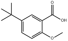 5-叔-丁基-2-甲氧基苯酸, 73469-54-2, 结构式