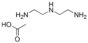 N-(2-aminoethyl)ethylenediamine acetate Struktur