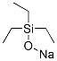 Triethyl(sodiooxy)silane 结构式