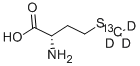 L-METHIONINE-METHYL-13C,METHYL-D3 Struktur