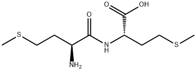 N-L-メチオニル-L-メチオニン 化学構造式