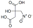 2-hydroxy-3-nitro-1,2-propanedicarboxylic acid 化学構造式