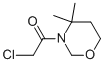 2H-1,3-Oxazine, 3-(chloroacetyl)tetrahydro-4,4-dimethyl- (9CI) Struktur