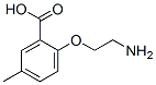 Benzoic acid, 2-(2-aminoethoxy)-5-methyl- (9CI) Struktur