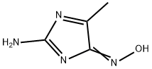 4H-Imidazol-4-one,2-amino-5-methyl-,oxime(9CI) Struktur