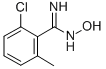 2-CHLORO-N-HYDROXY-6-METHYL-BENZAMIDINE 结构式