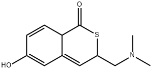 Benzo[c]thiophen-1(3H)-one, 3-[(dimethylamino)methyl]-6-hydroxy- (9CI) 化学構造式