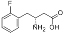 (R)-3-氨基-4-(2-氟苯基)丁酸,735256-11-8,结构式
