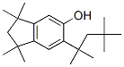 1,1,3,3-tetramethyl-6-(1,1,3,3-tetramethylbutyl)indan-5-ol 结构式