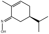 2-Cyclohexen-1-one,2-methyl-5-(1-methylethyl)-,oxime,(1E,5R)-(9CI) 化学構造式