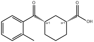 735269-68-8 CIS-3-(2-メチルベンゾイル)シクロヘキサン-1-カルボン酸