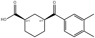 735269-86-0 CIS-3-(3,4-ジメチルベンゾイル)シクロヘキサン-1-カルボン酸