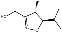 3-Isoxazolemethanol,4,5-dihydro-4-methyl-5-(1-methylethyl)-,(4S,5R)-(9CI),735317-70-1,结构式