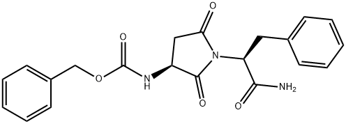 N-benzyloxycarbonylaminosuccinylphenylalaninamide 结构式