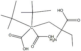 γ-Carboxyglutamic Acid γ,γ-Di-t-butyl 3-Ethyl Ester,73538-32-6,结构式