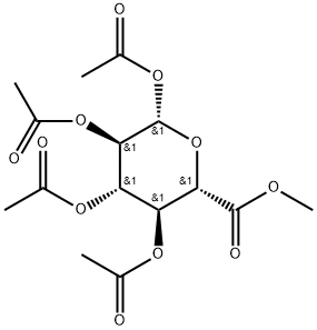 METHYL 1,2,3,4-TETRA-O-ACETYL-BETA-D-GLUCURONATE Struktur