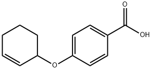 P-(2-CYCLOHEXENYLOXY)BENZOIC ACID Structure