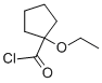 Cyclopentanecarbonyl chloride, 1-ethoxy- (9CI) 化学構造式