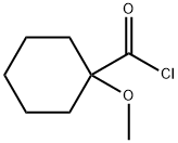 Cyclohexanecarbonyl chloride, 1-methoxy- (9CI) Structure