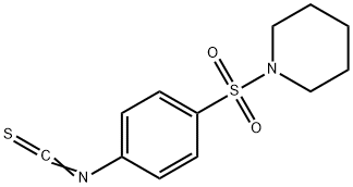 4-(ピペリジノスルホニル)フェニルイソチオシアナート 化学構造式