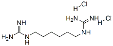 N,N'''-1,6-hexanediylbisguanidine dihydrochloride Struktur