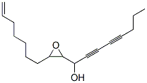 Oxiranemethanol, alpha-1,3-heptadiynyl-3-(6-heptenyl)- 结构式