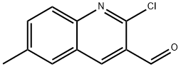 2-クロロ-6-メチルキノリン-3-カルボキシアルデヒド 塩化物 化学構造式