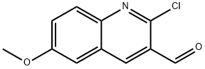 2-CHLORO-6-METHOXYQUINOLINE-3-CARBALDEHYDE Structure