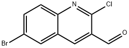 6-溴-2-氯喹啉-3-甲醛,73568-35-1,结构式