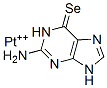 selenoguanine platinum(II) Struktur