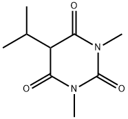 1,3-Dimethyl-5-isopropylbarbituric acid,7358-62-5,结构式