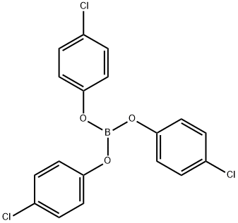 BORIC ACID TRIS(4-CHLOROPHENYL) ESTER Structure