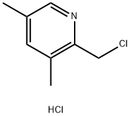 3,5-二甲基-2-氯甲基吡啶盐酸盐,73590-93-9,结构式