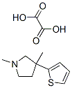 1,3-dimethyl-3-thiophen-2-yl-pyrrolidine, oxalic acid 结构式