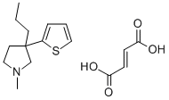 1-Methyl-3-propyl-3-(2-thienyl)pyrrolidine (E)-2-butenedioate|